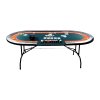 POKEROVÝ STŮL HIGH 208 X ČERNÝ