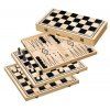 Šachy+dáma+Backgammon set