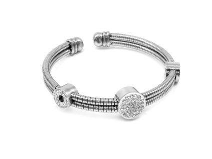 8360 2 damsky naramek se zirkony chirurgicka ocel