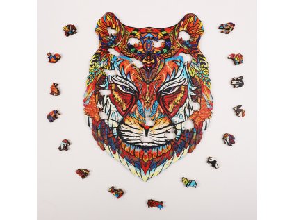 Originální dřevěné puzzle A4