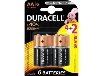 duracell basic aa 6ks 1 5v blistr