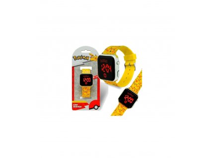 digitalni led hodinky pokemon
