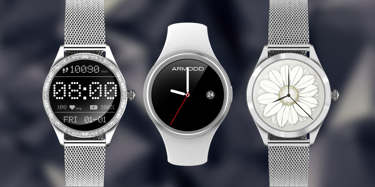 3 tipy na levné chytré dámské hodinky ve stříbrné barvě