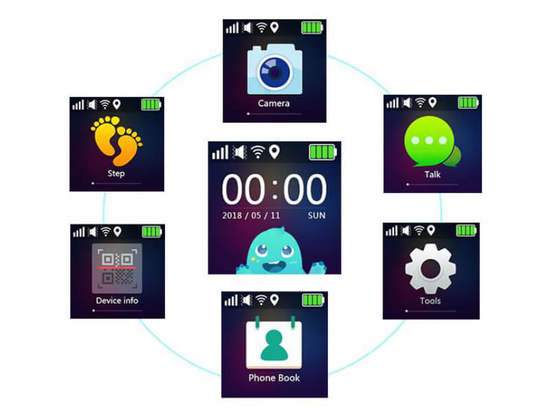 Smartomat Kidwatch 3 modrá