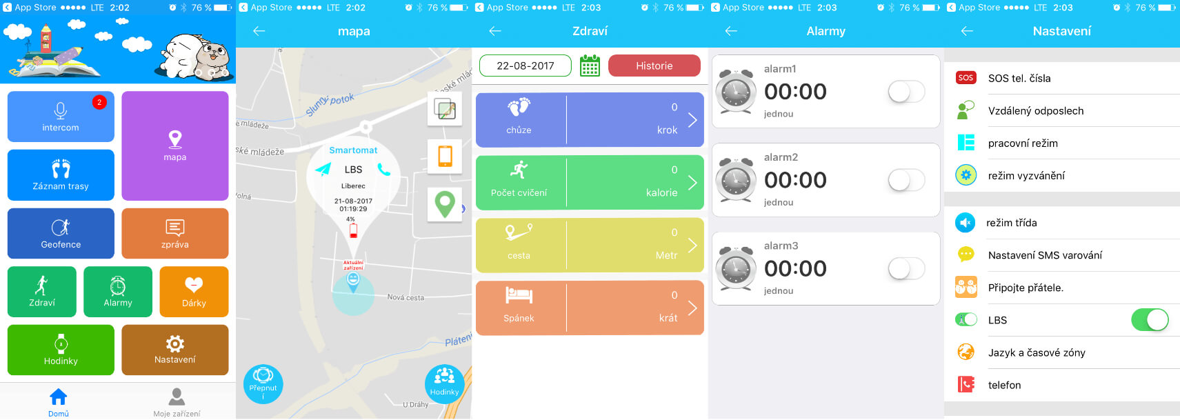Smartomat Kidwatch 3 modrá