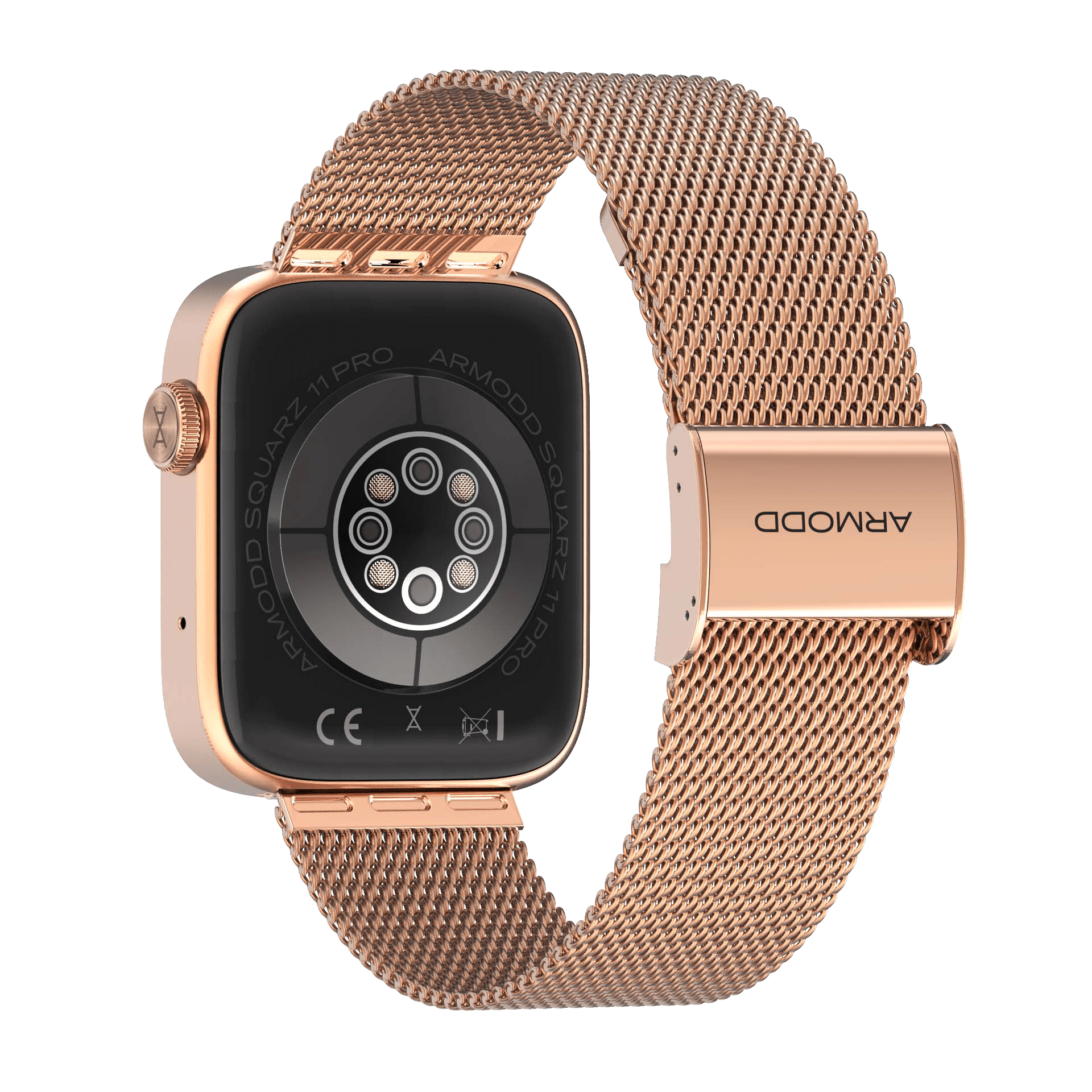 Vyměnitelný řemínek ARMODD kovový zlatý (22mm)