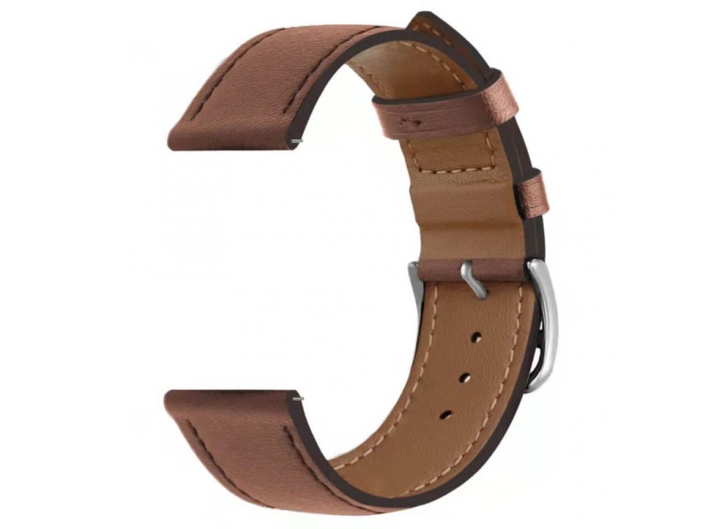 Vyměnitelný kožený řemínek ARMODD hnědý (22mm)