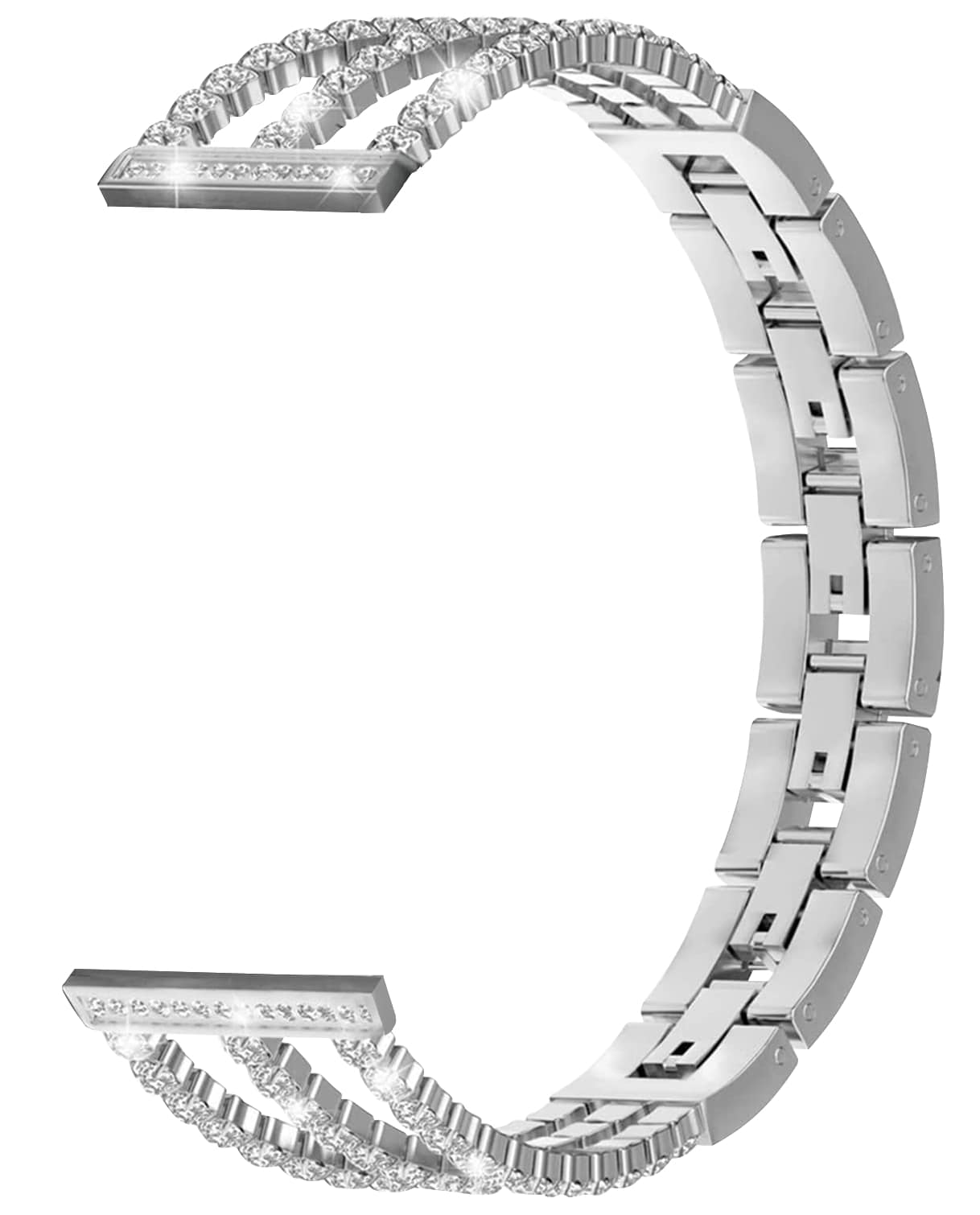 Řemínek ARMODD Prime kovový třpytivý stříbrný (20mm)