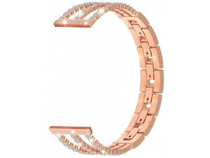 Remienok ARMODD PRIME kovový trblietavý rose gold (20mm)