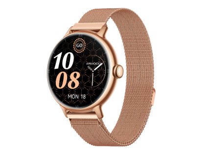 ARMODD Candywatch 5 GPS rose gold s kovovým remienkom