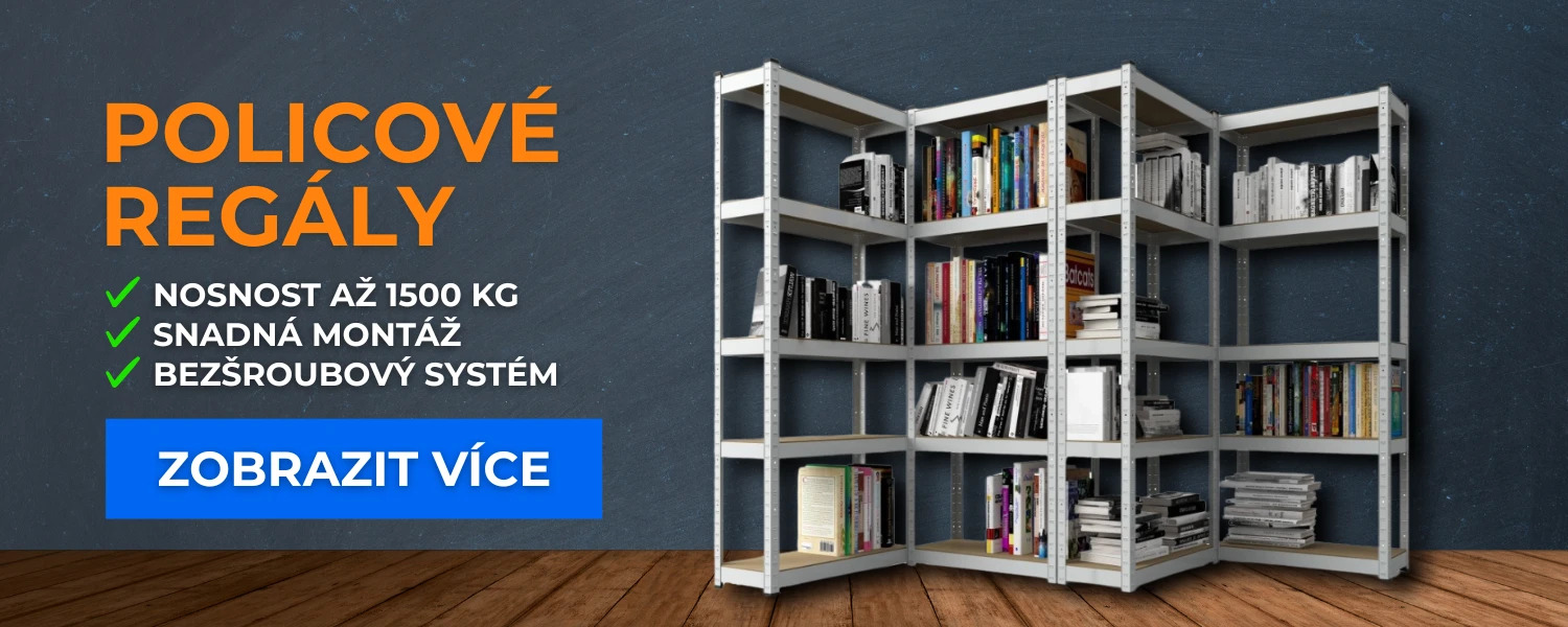 Policové regály - banner