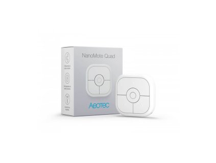 Dálkový ovladač - AEOTEC NanoMote Quad (ZWA003-C)