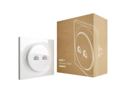 Ethernetová zásuvka bez inteligence - FIBARO Walli N Ethernet Oulet (FGWEEU-021)