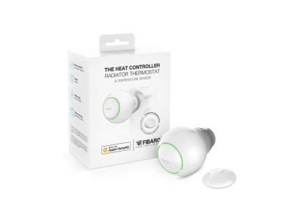 HomeKit termostatická hlavice s teplotním senzorem - FIBARO The Heat Controller Starter Pack HomeKit