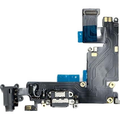 2011 apple iphone 6 plus nabíjecí konektor audio jack konektor mikrofon flex kabel vesmírně šedý