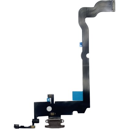 2338 apple iphone xs max nabijaci konektor mikrofon flex kabel gold zlaty