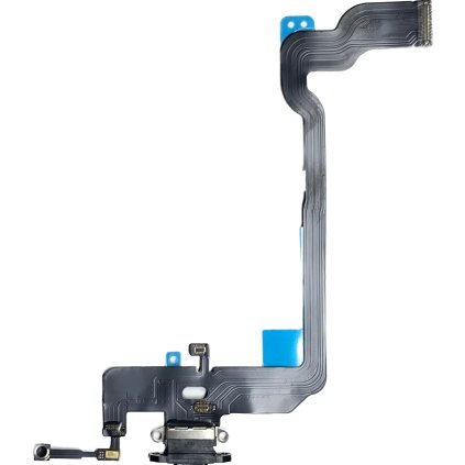 238 apple iphone xs nabijaci konektor flex kabel mikrofon cierny space gray