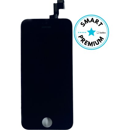3390 1 apple iphone 5 lcd displej dotykova plocha ram cierny black smartpremium