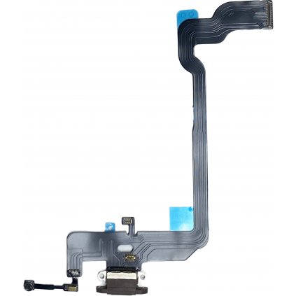 2308 apple iphone xs nabijaci konektor mikrofon flex kabel gold zlaty