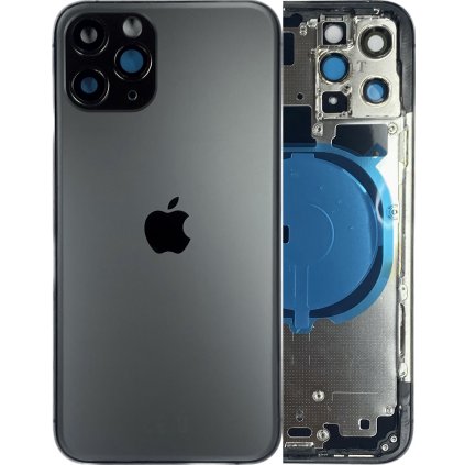 3078 2 apple iphone 11 pro max housing zadny kryt kozmicka siva space gray original material