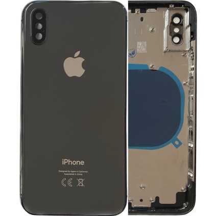 3129 2 apple iphone xs max housing zadny kryt cierny space gray original material