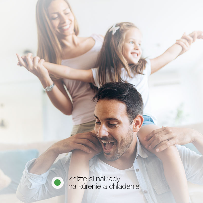 Znížte si náklady  na kúrenie a chladenie
