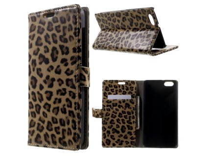Pouzdro s leopardím vzorem pro Huawei Honor Play 4X