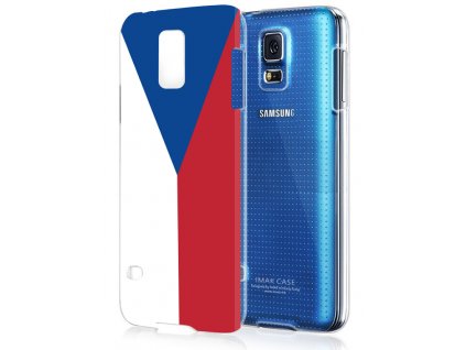 Plastové pouzdro TVC "vlajka ČR" pro Samsung Galaxy S5