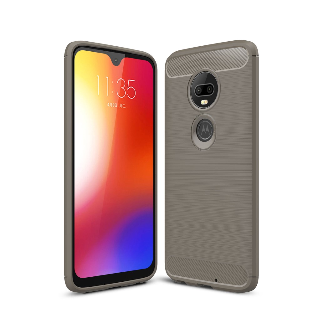 Pouzdro TVC Carbon pro Motorola Moto G7 Barva: Šedá