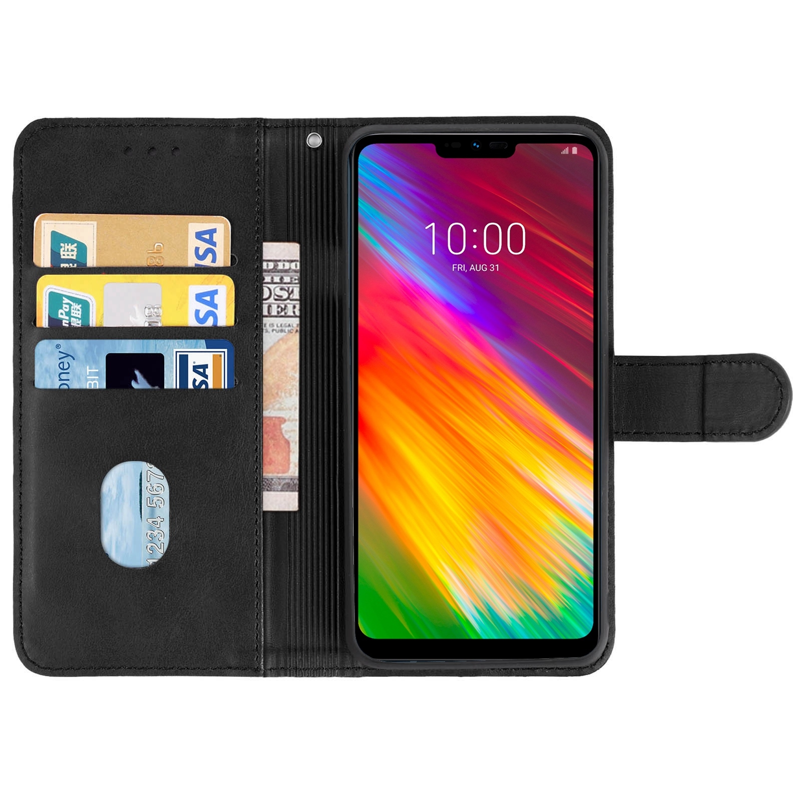 Pouzdro TVC WalletCase pro LG G7 Fit Barva: Černá