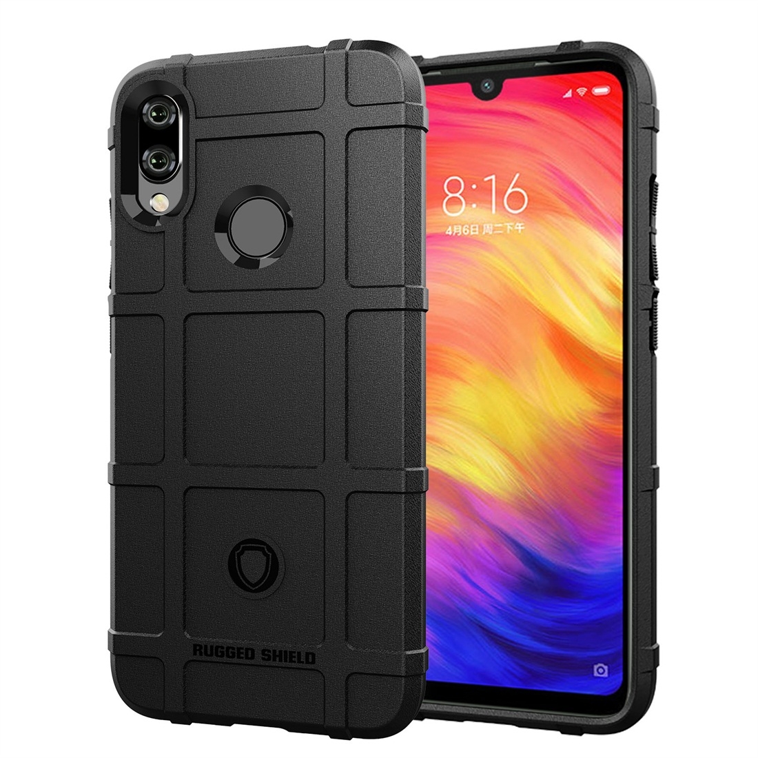 Pouzdro TVC Shield pro Xiaomi Redmi Note 7 Barva: Černá