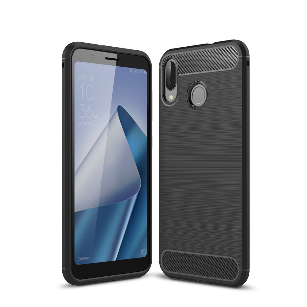 Pouzdro TVC Carbon pro Asus Zenfone Max (M1) ZB555KL Barva: Černá