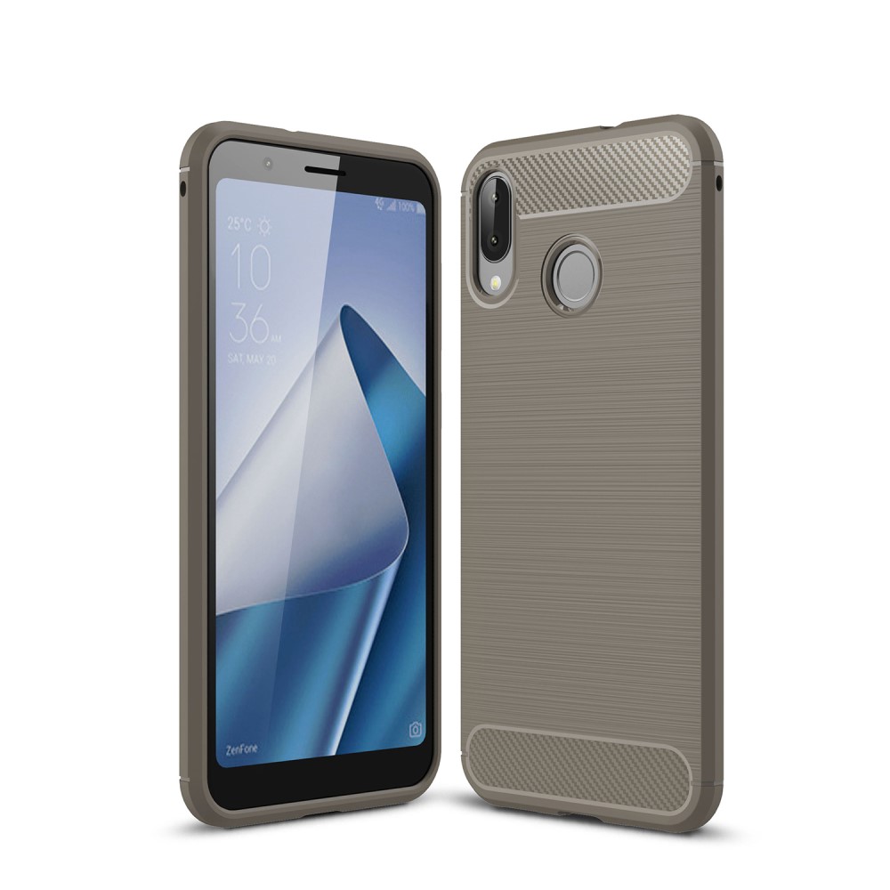 Pouzdro TVC Carbon pro Asus Zenfone Max (M1) ZB555KL Barva: Šedá