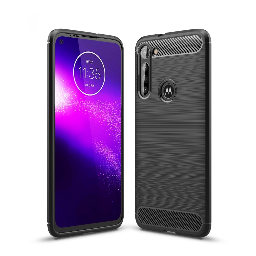 Pouzdro TVC Carbon pro Motorola Moto G8 Power Barva: Černá