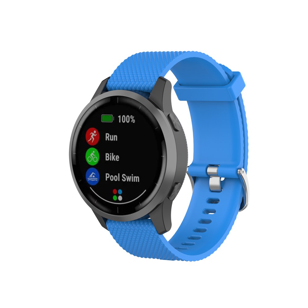 Gumový řemínek TVC pro Garmin Vivoactive 4/Venu 2 (22 mm) Barva: Modrá