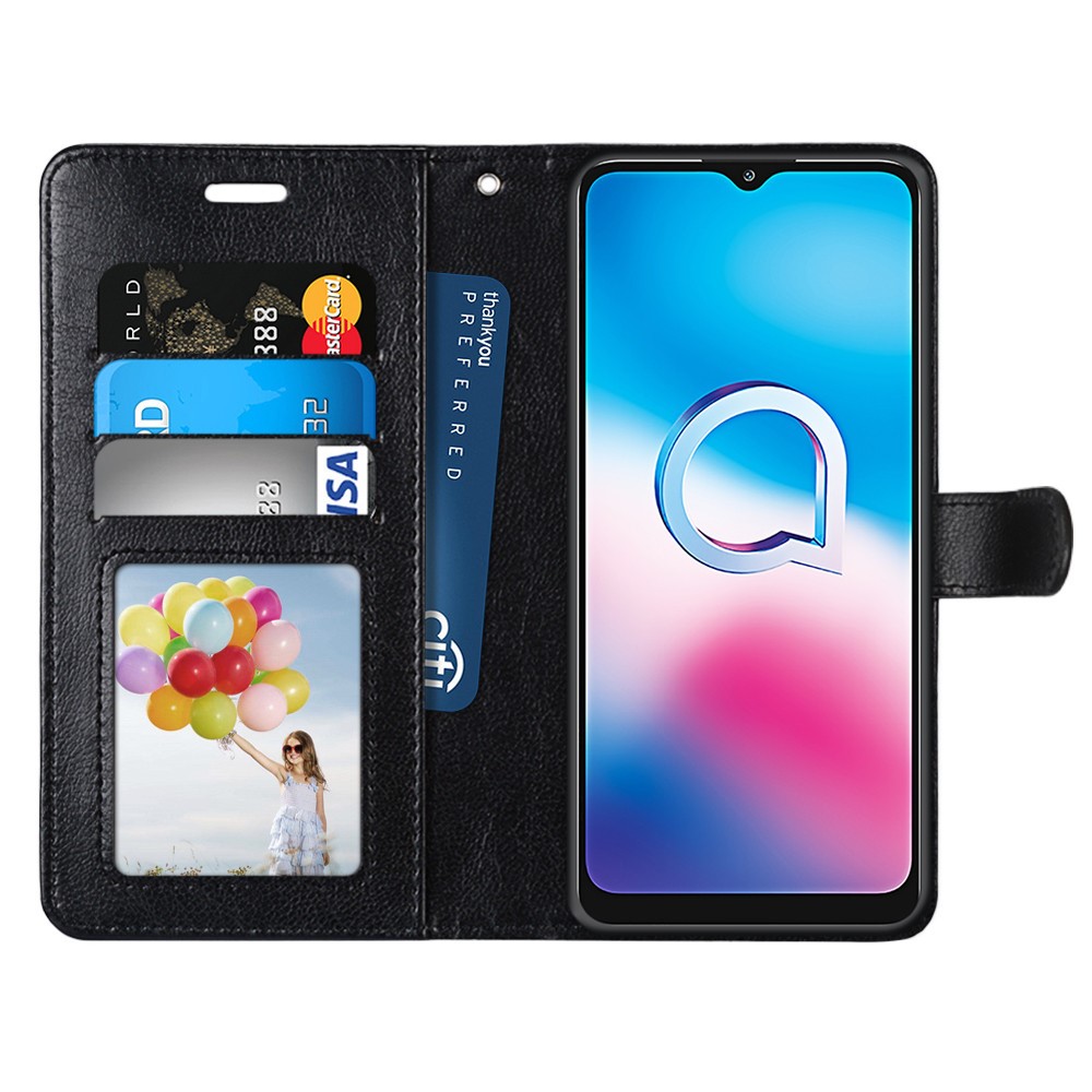 Pouzdro TVC WalletCase pro Alcatel 3x 2020 Barva: Černá