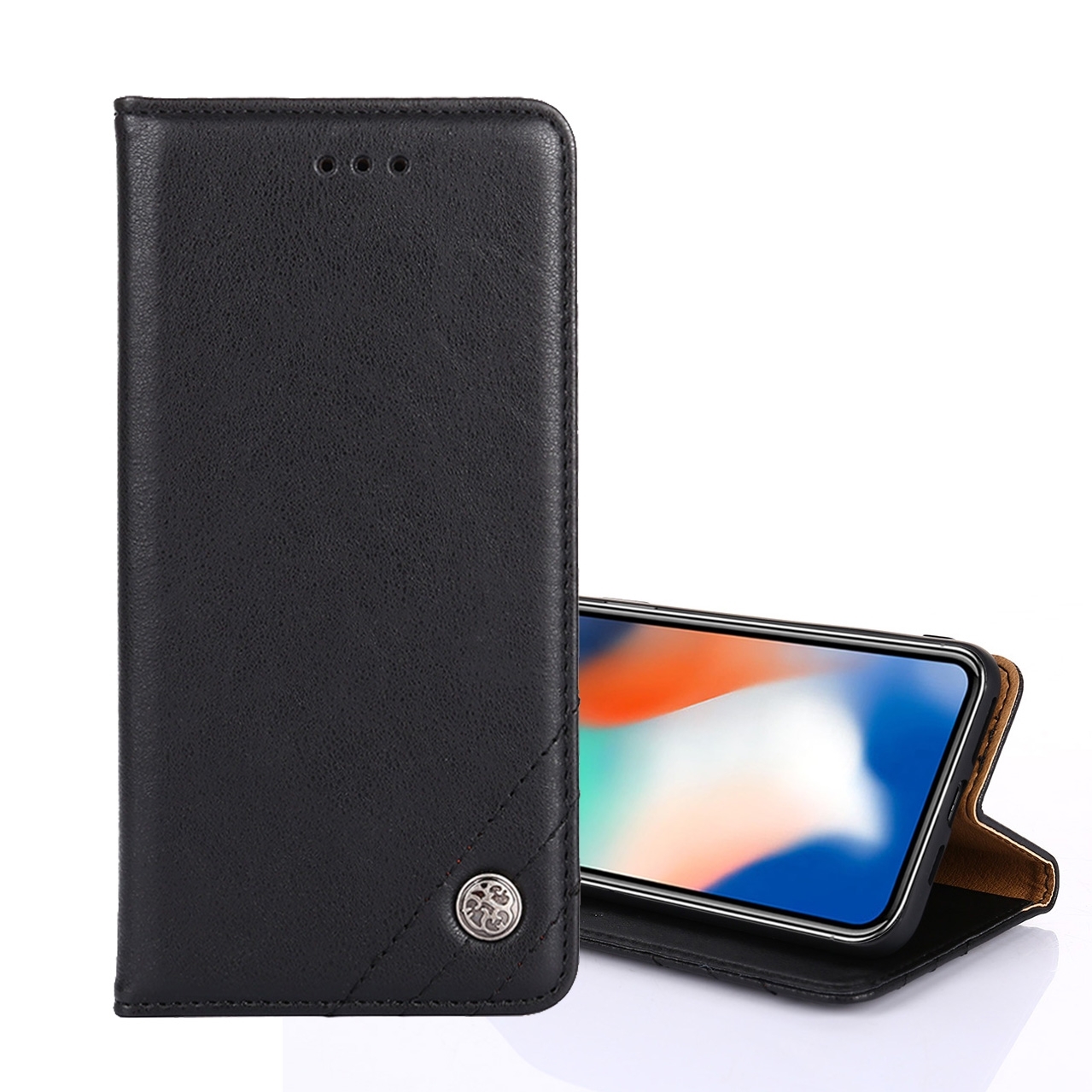 Pouzdro TVC Walletcase pro Lenovo Moto G5 Plus Barva: Černá