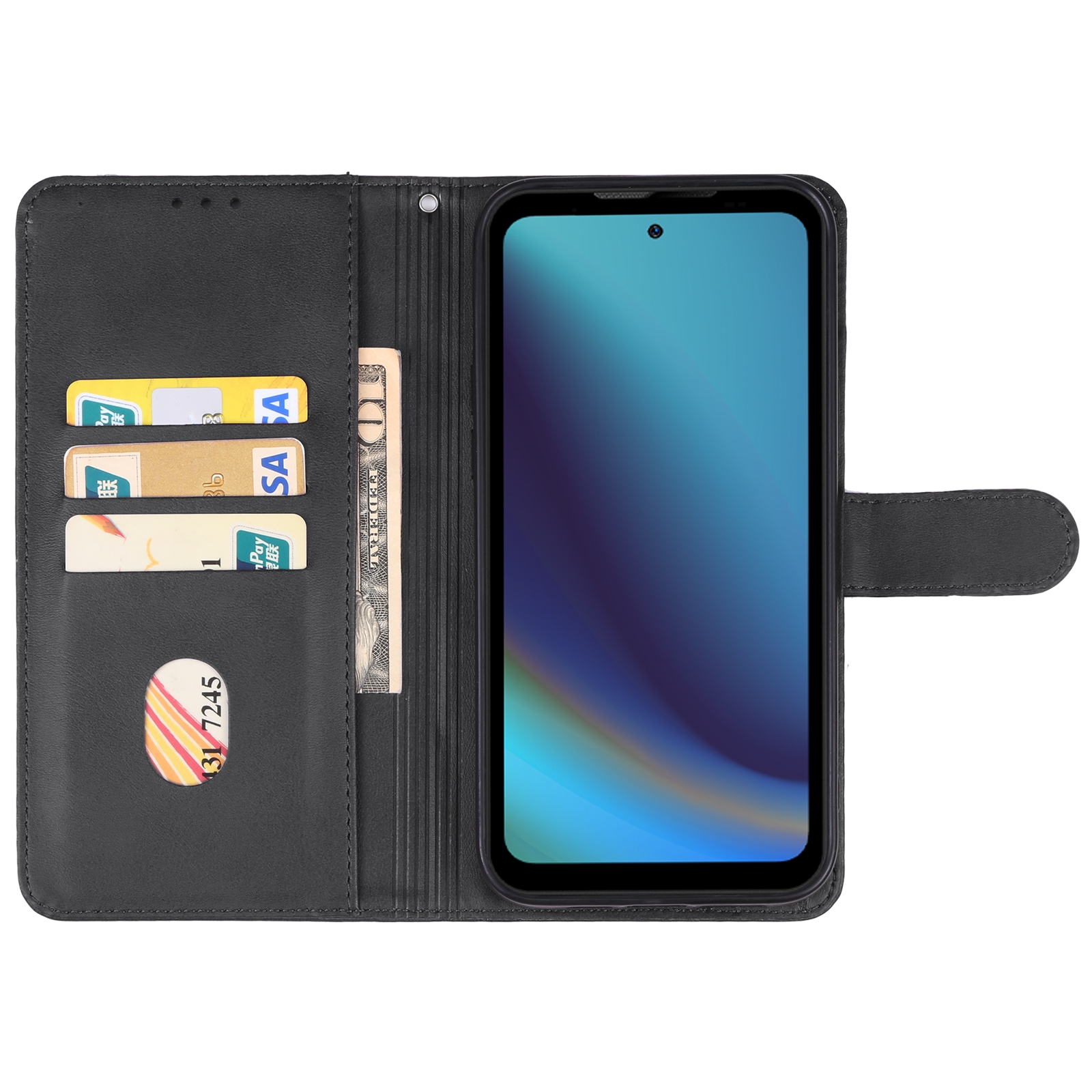 Pouzdro TVC WalletCase pro Doogee V20 Pro Barva: Černá