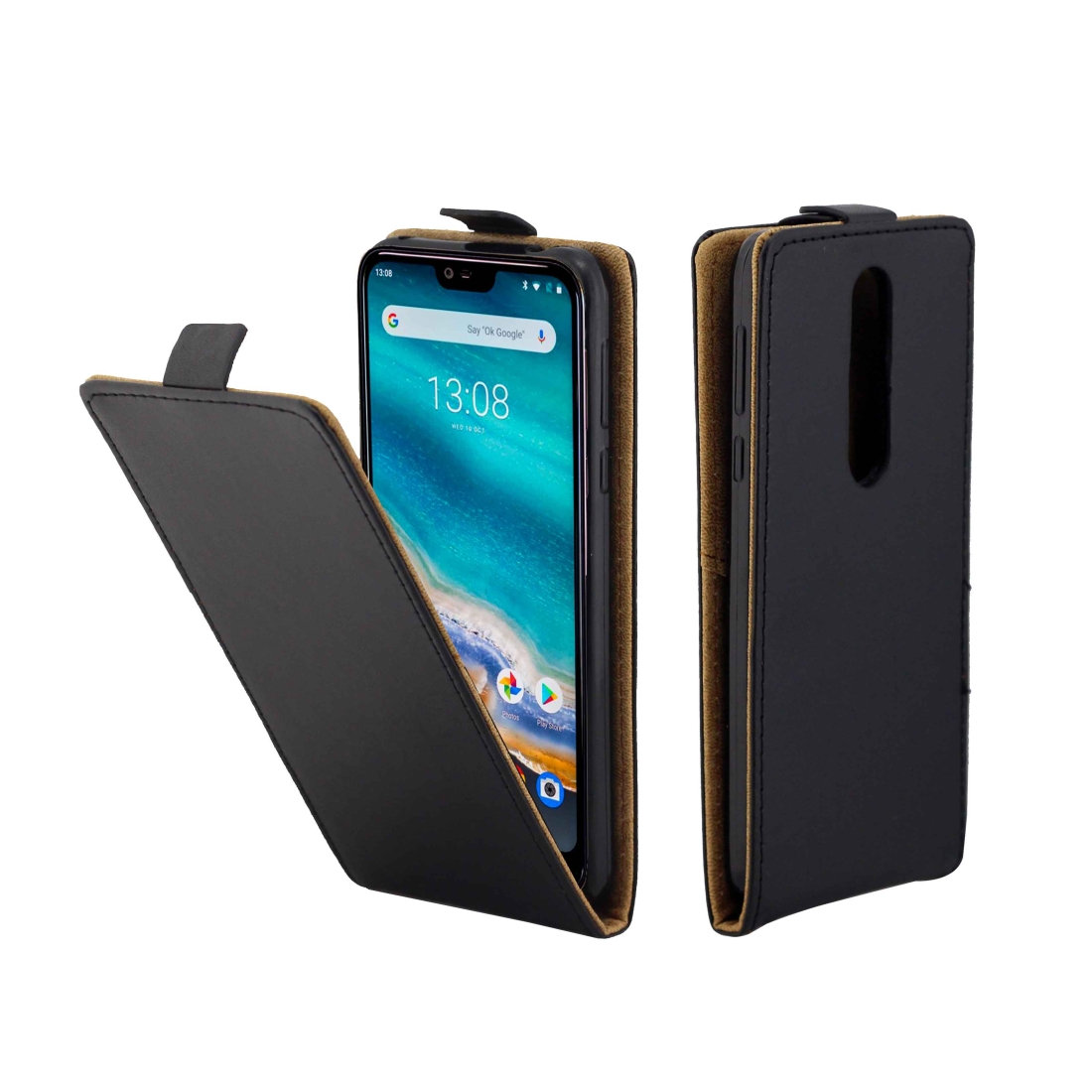 Pouzdro TVC FlipCase pro Nokia 7.1 Barva: Černá