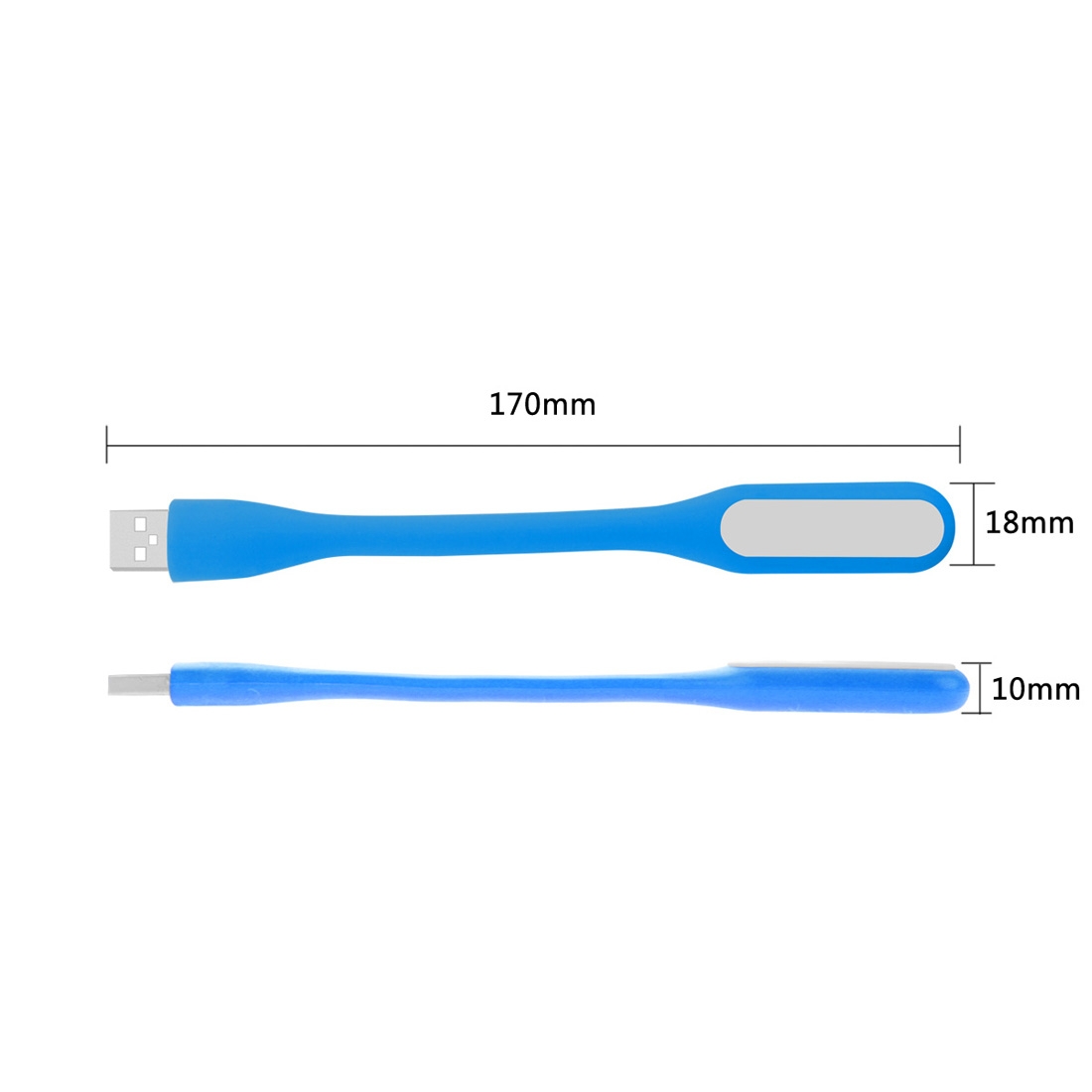 USB lampička/USB světlo Haweel Barva: Modrá
