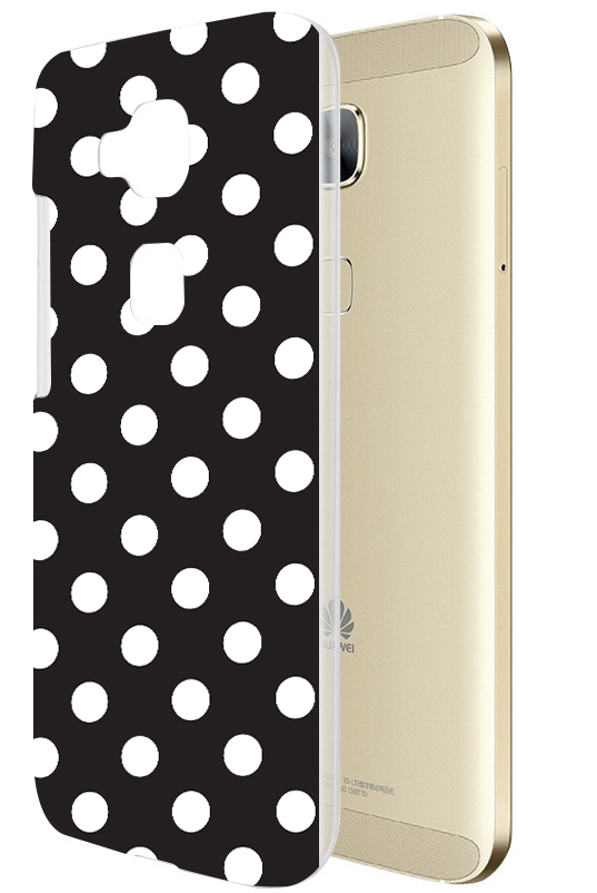 Plastové pouzdro TVC "Puntíky" pro Huawei Honor 5X Barva: Černá