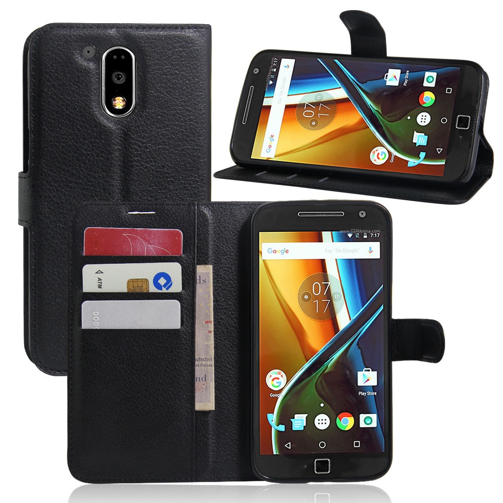 Pouzdro TVC WalletCase pro Motorola G4/G4 Plus Barva: Černá