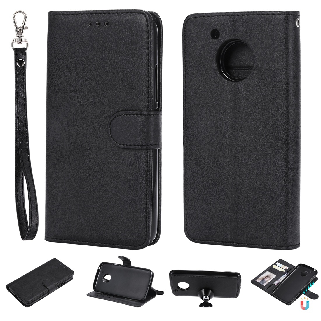 Pouzdro TVC WalletCase pro Lenovo Moto G5/Lenovo Moto G (5. generace) Barva: Černá