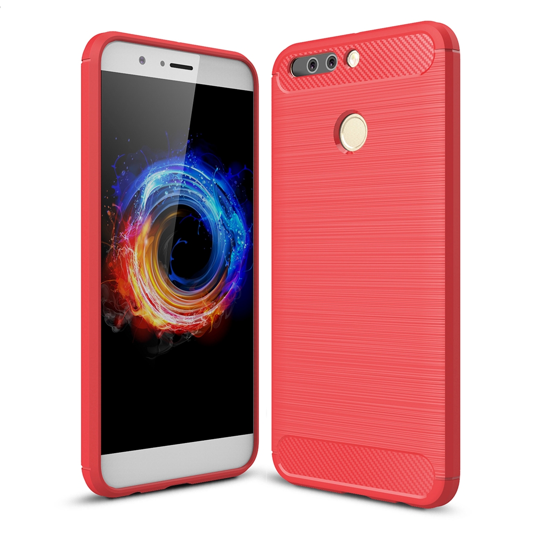 Pouzdro TVC Carbon pro Huawei Honor 8 Pro Barva: Červená