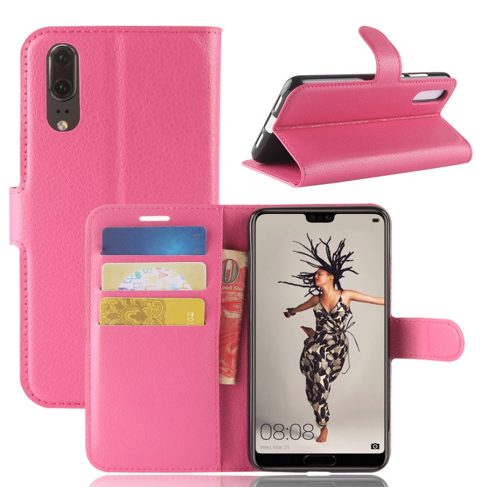 Pouzdro TVC WalletCase pro Huawei P20 Barva: Růžová (tmavá)
