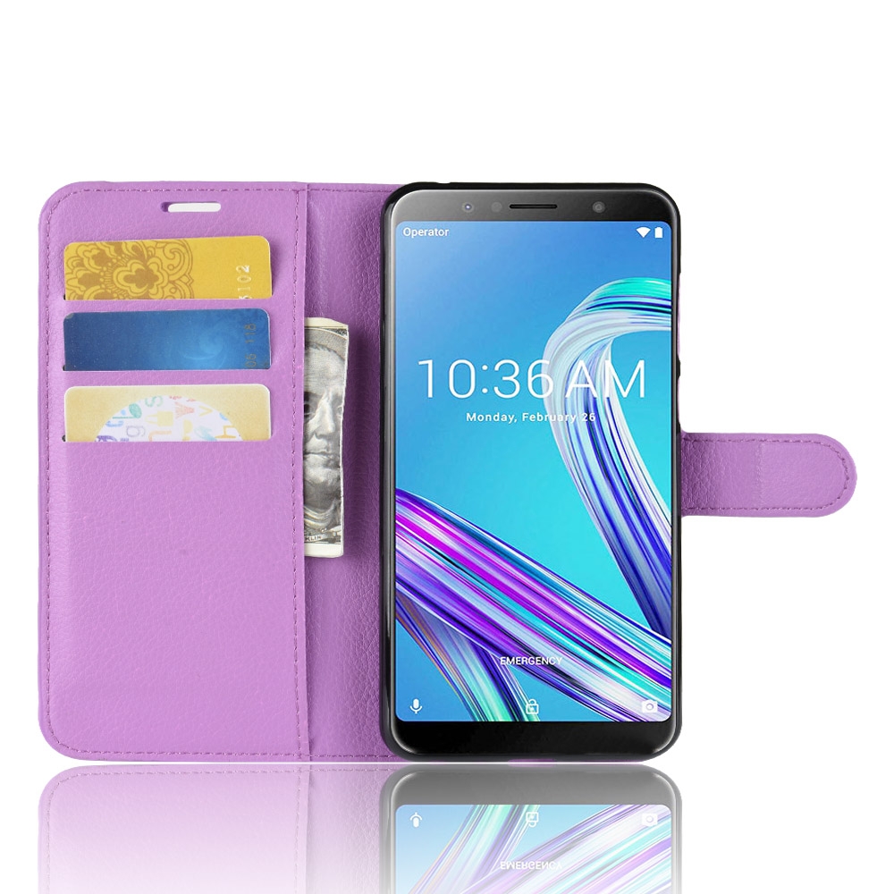 Pouzdro TVC WalletCase pro Asus Zenfone Max Pro (M1) ZB601KL/ZB602KL Barva: Fialová