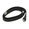 Plochý microUSB kabel - délka 1 metr