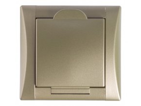 Vysavačová zásuvka Elegant titan titan