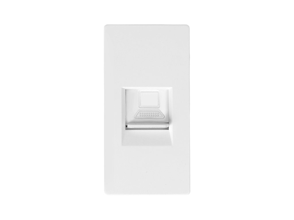 Půlmodul internet CAT6 (Barva Šedá)