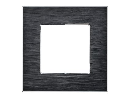 Jednomístný rámeček Luma, hliníkový (Barva Stříbrná)